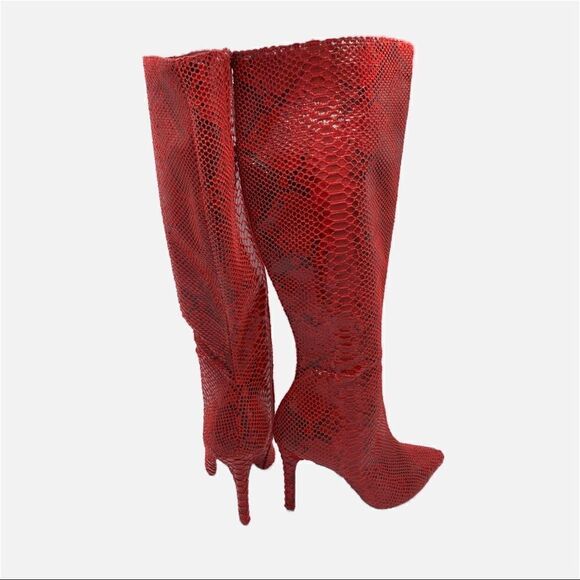 Thalia Sodi Rajel “Red Snake” Boots - Picture 4 of 16